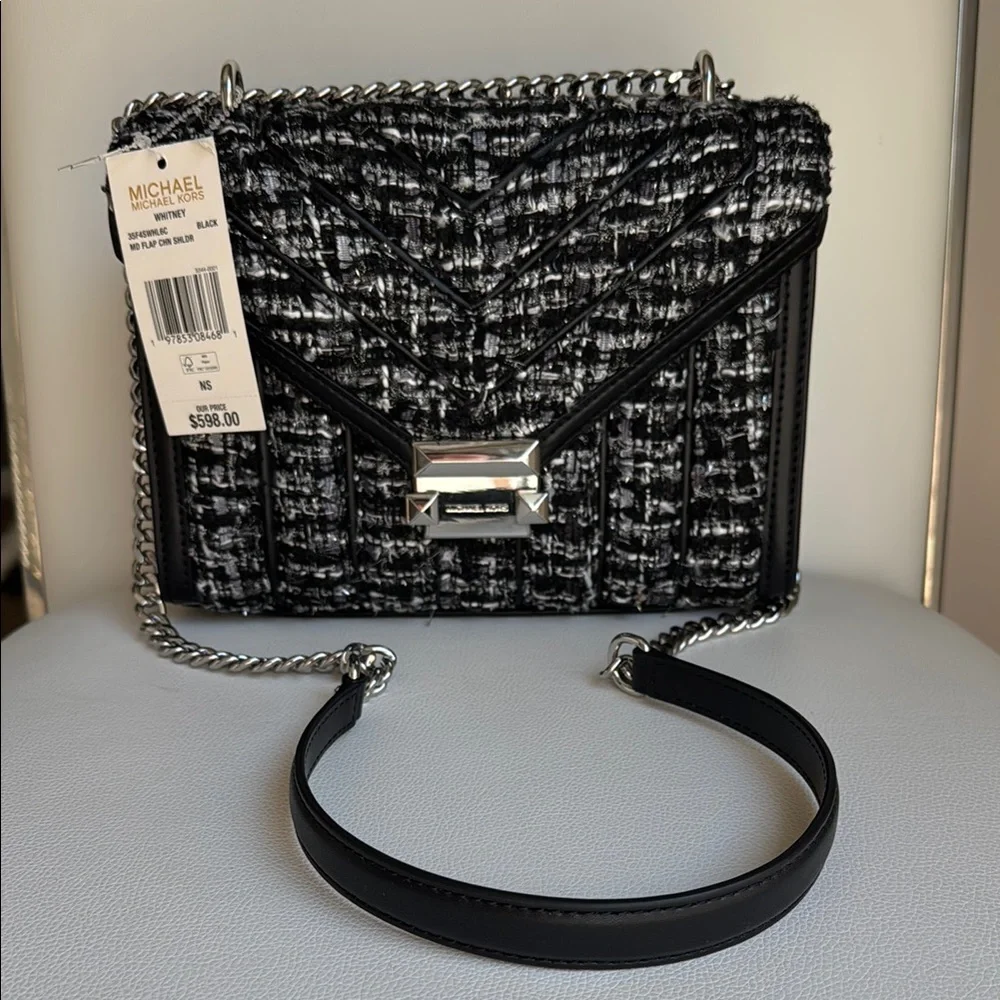Michael Kors Tweed Handbag NWT